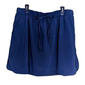 Live & Well Active Plus Size 22-24 Ñavy Blue Skort EUC